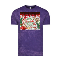 Cloud Purple christmas hot chocolate Vintage Tee - MaliasSmallBusiness