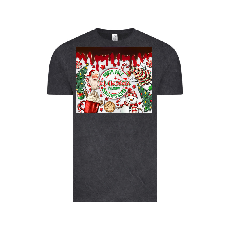Christmas Hot Chocolate Vintage Tee by MaliasSmallBusiness | Teevron