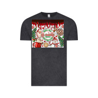 Vintage Black christmas hot chocolate Vintage Tee - MaliasSmallBusiness