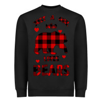 Black Just A Girl Who Loves Bears Heavyweight Sweatshirt - Bettercallsaul