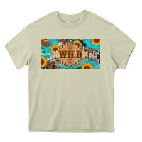 Mossy western wild and sunflower leopard turquoise cowhide licanse plate Heavy Core Tee - Artiststas
