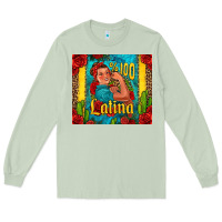 Matcha hundred percent latina strong woman Long Sleeve Tee - Jasminsmagicworld