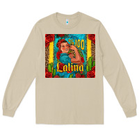 Mushroom hundred percent latina strong woman Long Sleeve Tee - Jasminsmagicworld