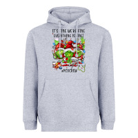 Heather Grey a progressive care unit nurse or pcu nurse Heavyweight Hoodie - FaDigitalArtStudio