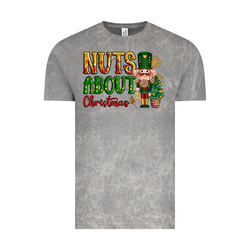 Nuts About Christmas Nutcracker Vintage Tee by NancyCooperArtShop | Teevron