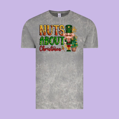 Nuts About Christmas Nutcracker Vintage Tee Designed By Nancycooperartshop