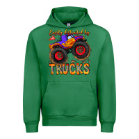 Emerald Easily Distracted By Trucks Urban Hoodie - CowhideDigitalArt