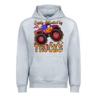 Heather Grey Easily Distracted By Trucks Urban Hoodie - CowhideDigitalArt