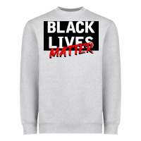 Heather Grey Black Lives Matter Heavyweight Sweatshirt - Bettercallsaul