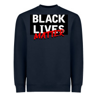 Navy Black Lives Matter Heavyweight Sweatshirt - Bettercallsaul