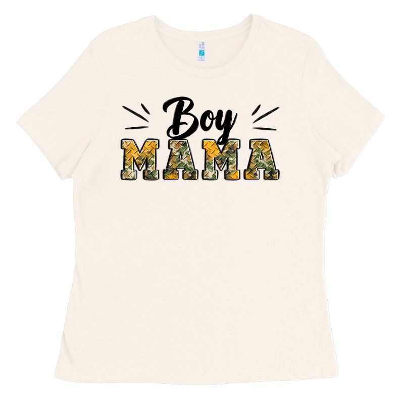 Boy Mama Camouflage Pattern Mother's Day Ladies Tee by Artiststas | Teevron