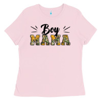 Bubblegum Pink boy mama camouflage pattern mother's day Ladies Tee - Artiststas