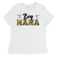White boy mama camouflage pattern mother's day Ladies Tee - Artiststas