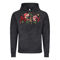 Vintage Black merry Vintage Hoodie - MaliasSmallBusiness