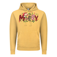 Vintage Mustard merry Vintage Hoodie - MaliasSmallBusiness