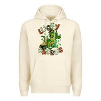 Sandshell Lucky Saurus Premium Hoodie - CowGirlArtShop