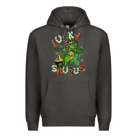 Smoke Lucky Saurus Premium Hoodie - CowGirlArtShop