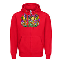 Red king cake calories dont count Zipper Hoodie - CowGirlArtShop