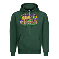 Sports Green king cake calories dont count Zipper Hoodie - CowGirlArtShop