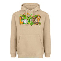 Mushroom St. Patrick's Lucky gnome Heavyweight Hoodie - OliviaCreatesArt