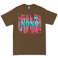 Cacao xoxo valentines day leopard glitter brushstroke Premium Tee - Jasminsmagicworld