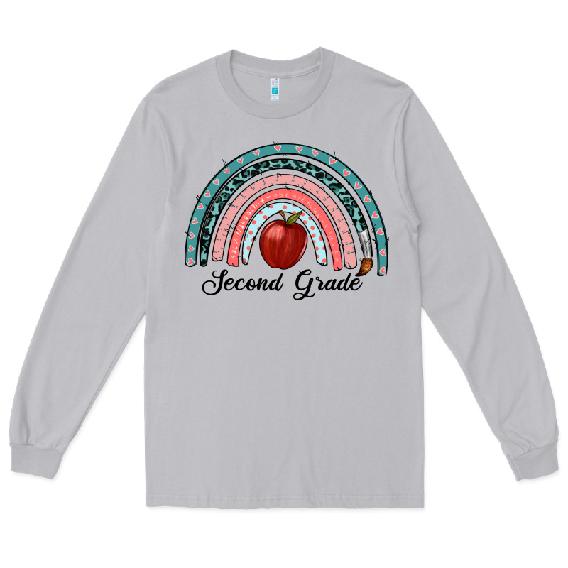Second Grade Rainbow Long Sleeve Tee by RanaPortraitStore | Teevron