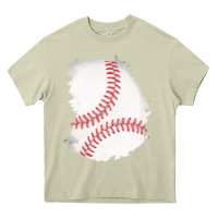 Mossy baseball patch Heavy Core Tee - AdoDesignShop