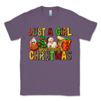 Lavender just a girl who loves christmas Classic Tee - MaliasSmallBusiness