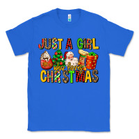 True Royal just a girl who loves christmas Classic Tee - MaliasSmallBusiness