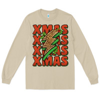 Mushroom xmas lightning bolt Long Sleeve Tee - Jasminsmagicworld