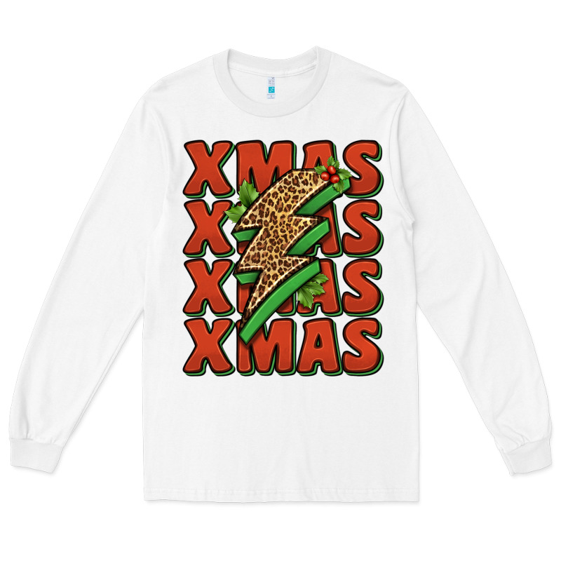 Xmas Lightning Bolt Long Sleeve Tee by Jasminsmagicworld | Teevron