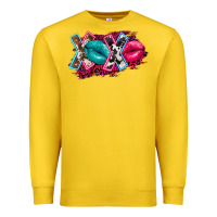 Lemon Western xoxo Premium Sweatshirt - FaDigitalArtStudio