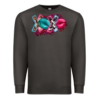 Smoke Western xoxo Premium Sweatshirt - FaDigitalArtStudio