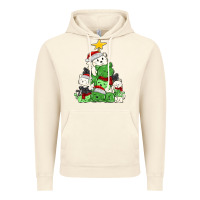 Vintage Artic Christmas cat tree Vintage Hoodie - MaliasSmallBusiness