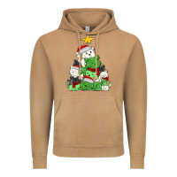 Vintage Camel Christmas cat tree Vintage Hoodie - MaliasSmallBusiness