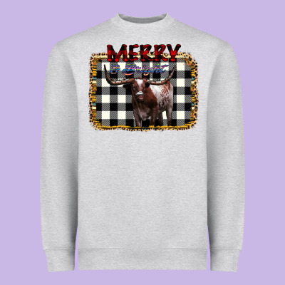 Merry Bright Heavyweight Sweatshirt Designed By Bettercallsaul