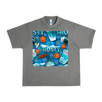 Tornado winter frosty coffee cups and snow seamless pattern bbs Urban Heavy Tee - BundleAndBundleShop