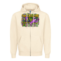 Sandshell im catchin if youre throwin Zipper Hoodie - CowGirlArtShop
