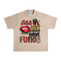 French Oak girls just wanna have funds Urban Heavy Tee - JahusDesignShop