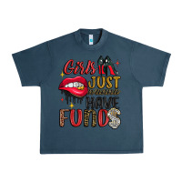 Midnight Navy girls just wanna have funds Urban Heavy Tee - JahusDesignShop