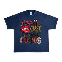 Navy girls just wanna have funds Urban Heavy Tee - JahusDesignShop