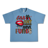 Pebble Blue girls just wanna have funds Urban Heavy Tee - JahusDesignShop