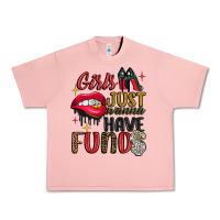 Salmon girls just wanna have funds Urban Heavy Tee - JahusDesignShop
