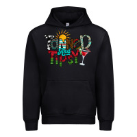 Black Tanned And Tipsy Urban Hoodie - CowhideDigitalArt