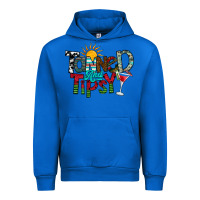 Cobalt Tanned And Tipsy Urban Hoodie - CowhideDigitalArt