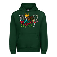 Forest Green Tanned And Tipsy Urban Hoodie - CowhideDigitalArt