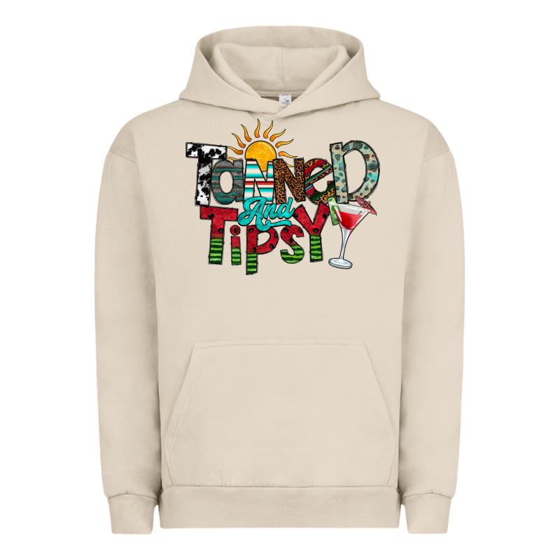 Tanned And Tipsy Urban Hoodie by CowhideDigitalArt | Teevron