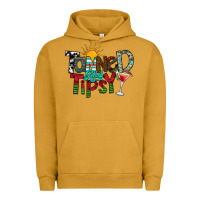 Pigment Peanut Butter Tanned And Tipsy Urban Hoodie - CowhideDigitalArt