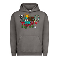 Pigment Tornado Tanned And Tipsy Urban Hoodie - CowhideDigitalArt