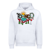 White Tanned And Tipsy Urban Hoodie - CowhideDigitalArt